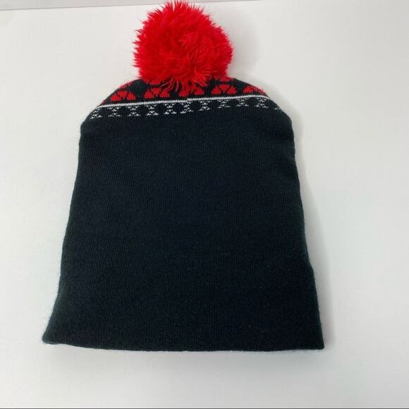 Star Wars black and red rib knit storm trooper pom beanie hat - Picture 5 of 5